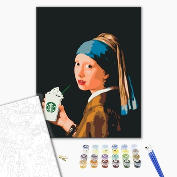 Картина по номерам Репродукції художників - Дівчина з перловою сережкою