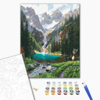 Картина по номерам Природа - Гірська долина