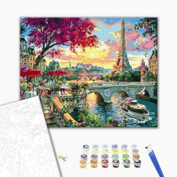 Картина по номерам Города - Яскравий Париж