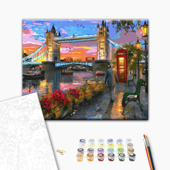 Картина по номерам Города - Осінь в Лондоні