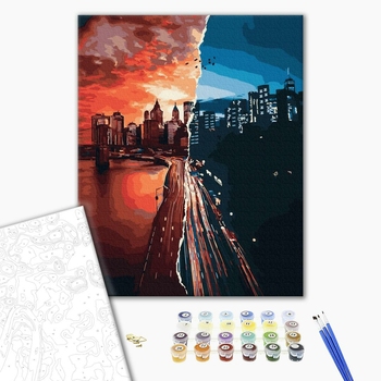 Картина по номерам Города - Яскравий Нью-Йорк