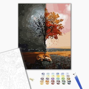Картина по номерам Природа - Зміна сезонів