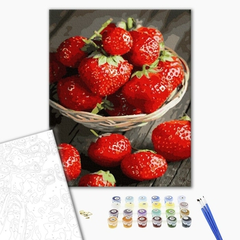 Картина по номерам Натюрморти - Солодка полуниця