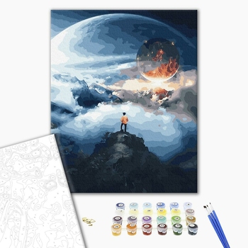 Картина по номерам Космос - Космічний мандрівник