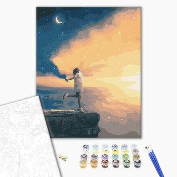 Картина по номерам Космос - Космічний політ