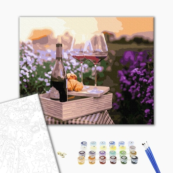 Картина по номерам Натюрморти - Романтика в лаванді