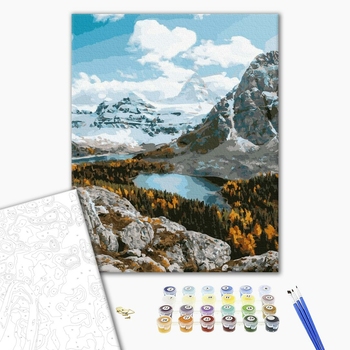 Картина по номерам Природа - Гірський ландшафт