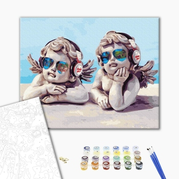 Картина по номерам Діти та ангели - Сучасна античність