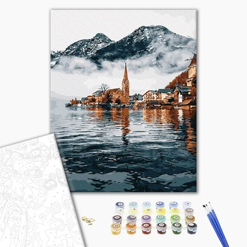 Картина по номерам Пейзажі - Чарівний Гальштат