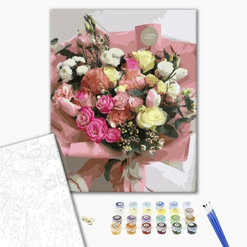Картина по номерам Квіти - Букет для найдорожчої