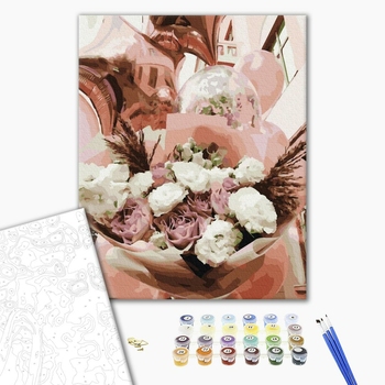Картина по номерам Квіти - Повітряні квіти