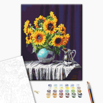 Подсолнухи в вазе