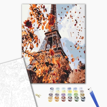 Картина по номерам Города - Осінь в Парижі