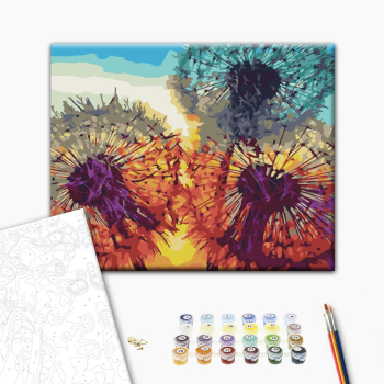 Одуванчики на закате