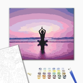 Картина по номерам Люди на картинах - Медитативна практика