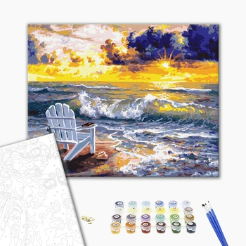 Картина по номерам Пейзажі - Місце з видом на море