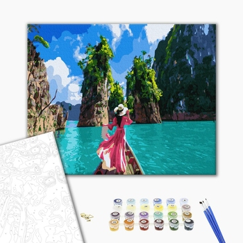 Картина по номерам Люди на картинах - Прогулянка на човні