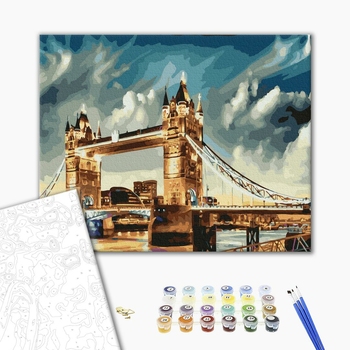 Картина по номерам Города - Тауерський міст аквареллю