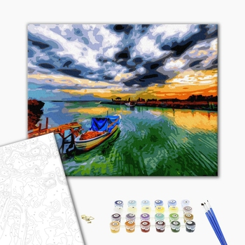 Картина по номерам Пейзажі - Фантастичне небо