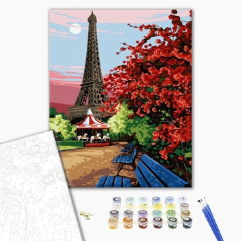 Картина по номерам Города - Паризький сад