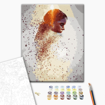 Картина по номерам Абстракції - Сяючий профіль