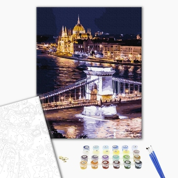 Картина по номерам Города - Нічне місто