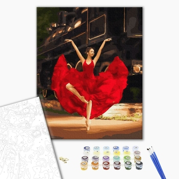 Картина по номерам Люди на картинах - Пристрасна балерина