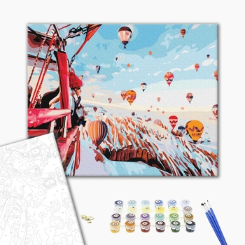 Картина по номерам Авторські колекції - Кулі зимової Каппадокії