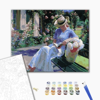 Картина по номерам Люди на картинах - Пообіднє читання