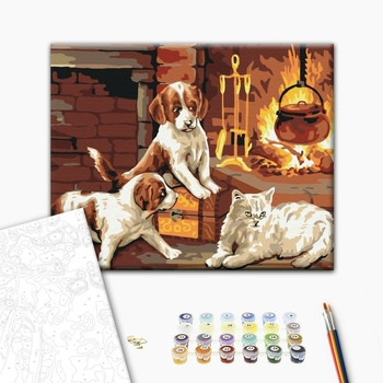 Любимцы у камина