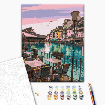 Картина по номерам Города - Вечір в Анталії