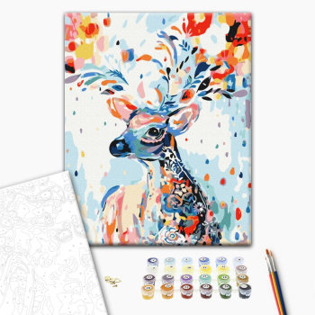 Красочный олень