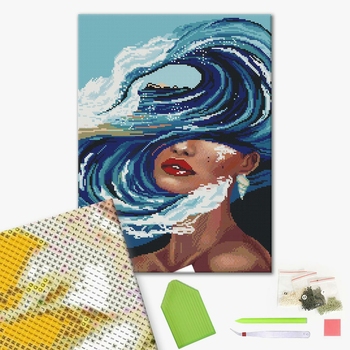 Алмазна мозаїка 40х50 - Жінка стихії