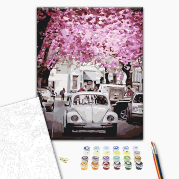 Картина по номерам Города - В місті весна