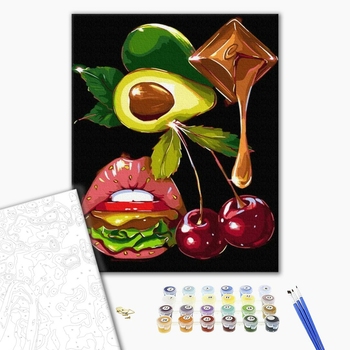 Картина по номерам Авторські колекції - Погляд гурмана