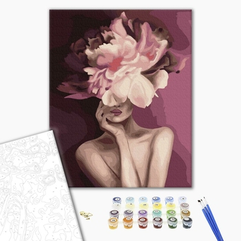 Картина по номерам Авторські колекції - Пурпурова квітка