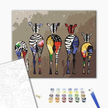 В кольорову смужку