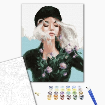 Картина по номерам Люди на картинах - Дівчина-весна