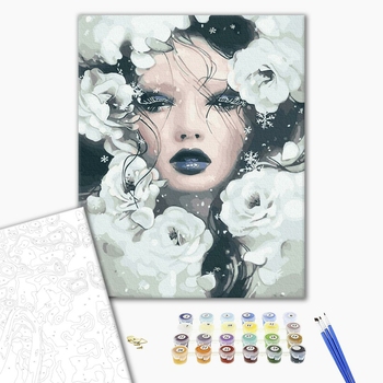 Картина по номерам Люди на картинах - Ніжна жіночність