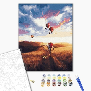 Картина по номерам Пейзажі - Казка в полі