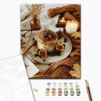 Картина по номерам Натюрморти - Осінні панкейки