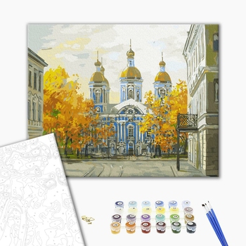 Картина по номерам Города - Осінній храм