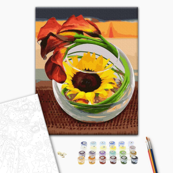 Картина по номерам Натюрморти - Квіткова ікебана