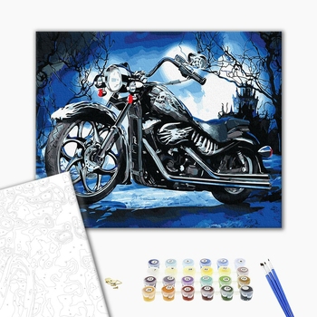 Картина по номерам Кораблі, автомобілі та літаки - Залізний кінь