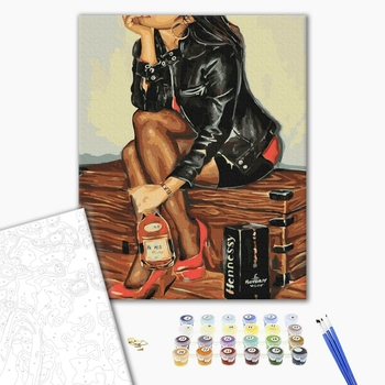 Картина по номерам Люди на картинах - Зухвала красуня