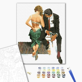 Картина по номерам Люди на картинах - Небезпечне знайомство