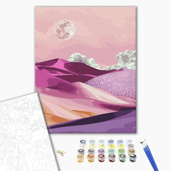 Картина по номерам Пейзажі - Рожевий світанок