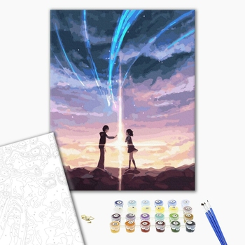 Картина по номерам Люди на картинах - Аніме. Твоє ім'я