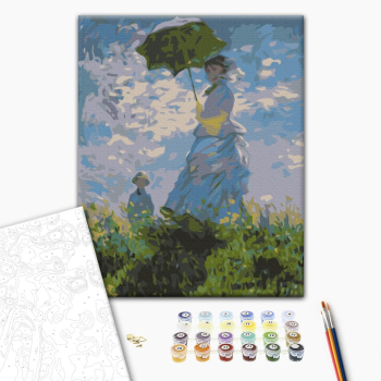 Женщина с зонтиком. Клод Моне