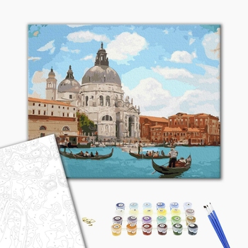 Картина по номерам Города - Сонячний день у Венеції